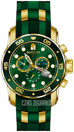 Invicta Pro Diver Zielony/Stal w odcieniu złota Ø48 mm 18196
