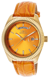 Invicta Angel Pomarańczowy/Skóra Ø40 mm 18278