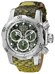 Invicta Venom Zielony/Skóra Ø42 mm 18310