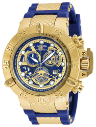 Invicta Subaqua Niebieski/Stal w odcieniu złota Ø50 mm 18527