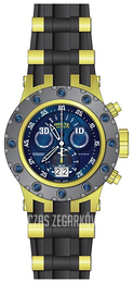 Invicta Subaqua Niebieski/Stal w odcieniu złota Ø52 mm 18555