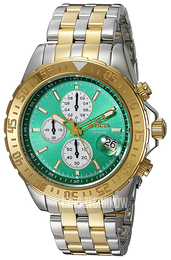 Invicta Aviator Zielony/Stal w odcieniu złota Ø47 mm 18853