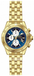 Invicta Aviator Niebieski/Stal w odcieniu złota Ø47 mm 18855