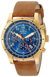 Invicta Aviator Niebieski/Skóra Ø48 mm 18926