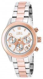 Invicta Angel Srebrny/Stal w kolorze różowego złota Ø38 mm 19220
