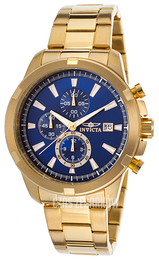 Invicta Specialty Niebieski/Pozlacana Ø45 mm 19223
