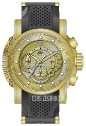 Invicta S1 Żółte złoto/Guma Ø52 mm 19326