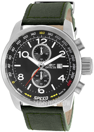 Invicta Aviator Czarny/Skóra Ø50 mm 19409SYB