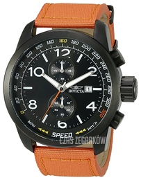 Invicta Aviator Czarny/Skóra Ø50 mm 19412