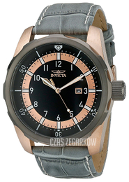 Invicta Aviator Czarny/Skóra Ø50 mm 19565