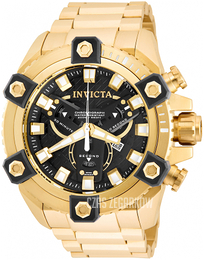 Invicta Czarny/Stal w odcieniu złota Ø56 mm 19584