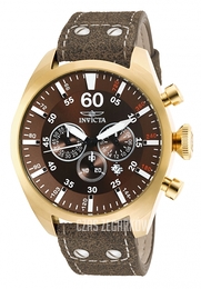 Invicta Aviator Brązowy/Skóra Ø50 mm 19669