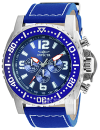 Invicta Pro Diver Niebieski/Skóra Ø50 mm 20077