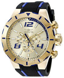 Invicta S1 Żółte złoto/Guma Ø42 mm 20107