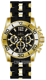Invicta Sea Spider Czarny/Stal w odcieniu złota Ø50 mm 20285