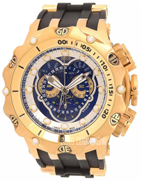 Invicta Venom Niebieski/Stal w odcieniu złota Ø51 mm 20425