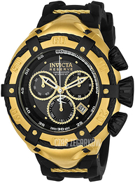 Invicta Bolt Czarny/Stal w odcieniu złota Ø52 mm 21353