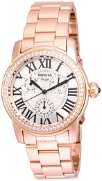 Invicta Angel Srebrny/Stal w kolorze różowego złota Ø38 mm 21706