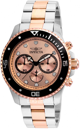 Invicta Pro Diver Różowe złoto/18 karatowe różowe złoto Ø45 mm 21791