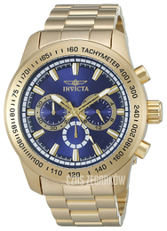 Invicta Speedway Niebieski/Stal w odcieniu złota Ø48 mm 21797