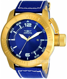 Invicta Corduba Niebieski/Skóra Ø50 mm 21916