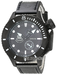 Invicta Russian Diver Czarny/Skóra Ø48 mm 22013