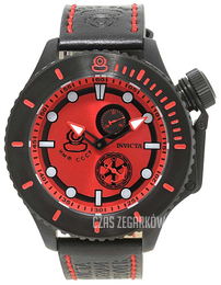 Invicta Russian Diver Czerwony/Skóra Ø48 mm 22014