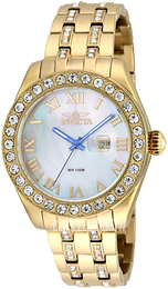 Invicta Wildflower Biały/Stal w odcieniu złota Ø37.5 mm 22017