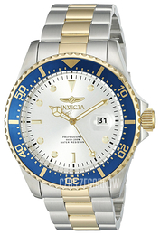 Invicta Pro Diver Srebrny/Stal w odcieniu złota Ø43 mm 22061
