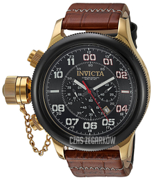 Invicta Russian Diver Czarny/Skóra Ø54 mm 22291