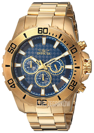 Invicta Pro Diver Niebieski/Stal w odcieniu złota Ø50 mm 22544