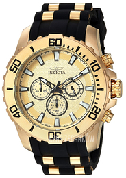 Invicta Pro Diver Żółte złoto/Stal w odcieniu złota Ø50 mm 22558