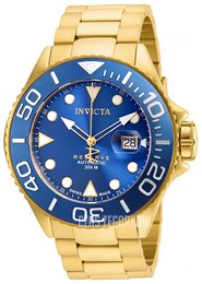 Invicta Reserve Niebieski/Stal w odcieniu złota Ø52 mm 22858