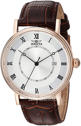 Invicta Vintage Srebrny/Skóra Ø42 mm 23022