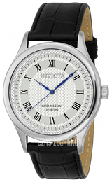 Invicta Vintage Srebrny/Skóra Ø43 mm 23025
