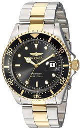 Invicta Pro Diver Czarny/Stal w odcieniu złota Ø43 mm 23229