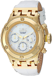 Invicta Subaqua Biały/Stal w odcieniu złota Ø40 mm 23242