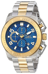 Invicta Pro Diver Niebieski/Stal w odcieniu złota Ø48 mm 23407
