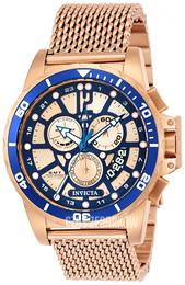 Invicta Corduba Różowe złoto/Stal w kolorze różowego złota Ø44 mm 23492