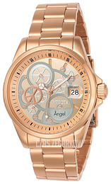 Invicta Angel Różowe złoto/Stal w kolorze różowego złota Ø40 mm 23569