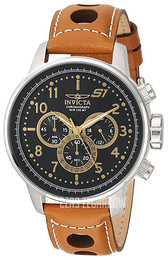 Invicta S1 Czarny/Skóra Ø47 mm 23597