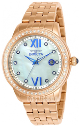 Invicta Angel Biały/Stal w kolorze różowego złota Ø40 mm 23663