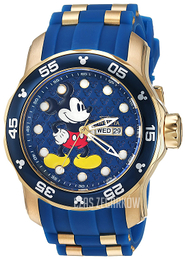 Invicta Niebieski/Stal w odcieniu złota Ø48 mm 23764