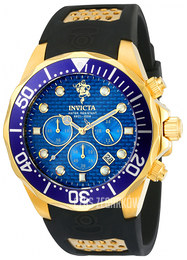 Invicta Sea Niebieski/Stal w odcieniu złota Ø47 mm 23876