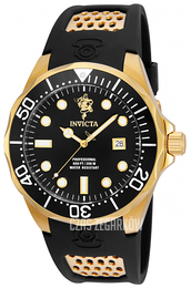 Invicta Sea Czarny/Stal w odcieniu złota Ø47 mm 23877