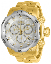 Invicta Venom Srebrny/Stal w odcieniu złota Ø54 mm 23893