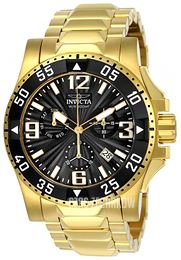 Invicta Excursion Czarny/Stal w odcieniu złota Ø50 mm 23903