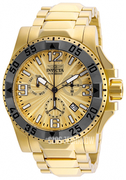 Invicta Excursion Żółte złoto/Stal w odcieniu złota Ø50 mm 23904