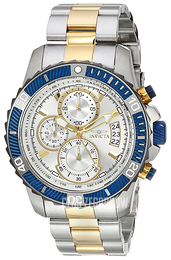 Invicta Pro Diver Srebrny/Stal w odcieniu złota Ø45 mm 23994