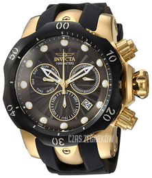 Invicta Venom Czarny/Stal w odcieniu złota Ø53.7 mm 24257